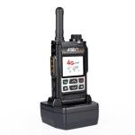 KSUN 4G Network Radio Walkie Talkies Long Range 100 Miles with PTT Button WiFi Hotspot POC Radios Desktop Charger Push-to-Talk for Zello Android ZL35