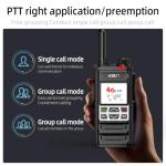 KSUN 4G Network Radio Walkie Talkies Long Range 100 Miles with PTT Button WiFi Hotspot POC Radios Desktop Charger Push-to-Talk for Zello Android ZL35