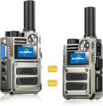 Global 4G LTE PoC Walkie Talkies Unlimited Range Two Way Radios w SOS Alert