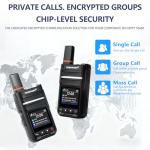 TIDRADIO TD-G18 Rapid Unlimited Range PoC Radio, Global Walkie Talkies Long Distance 6000 Miles, Compatible with TD-M15, Nationwide SIM Card Two-Way Radio for Truck Fleet & Construction Site, 4 Pack