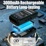 TIDRADIO TD-G18 Rapid Unlimited Range PoC Radio, Global Walkie Talkies Long Distance 6000 Miles, Compatible with TD-M15, Nationwide SIM Card Two-Way Radio for Truck Fleet & Construction Site, 4 Pack