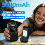 TIDRADIO TD-G100 Rapid Unlimited Range 4G LTE PoC Walkie Talkies Long Range with SIM Cards, Nationwide 5000 Miles Two Way Radios, Global PTT for Family, Logistics, Truck Fleet,Construction site,2 Pack