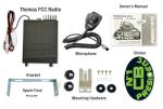 President Radio Heavy Duty (HD) Kit with Thomas FCC 40-Channel,12/24 Volt AM/FM CB Radio and Virginia F Magnet-Mount Antenna