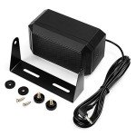 [with External Speaker] Radioddity CB-500 CB Radio Mobile Transceiver with Noise Reduction, AM FM, 4W Power Output, Instant Emergency Channel 9/19, Support PA System + 5W Mini Soeaker with 71" Cable