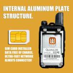 2 Pcs Lifetime Free Long Range Walkie Talkies,4G LTE Unlimited Range POC Two-Way Radios,with Lifetime SIM Card,Unlimited Range(Push-to-Talk Over Cellular) for Construction/Fleet Dispatch.