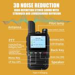 2 Pcs Lifetime Free Long Range Walkie Talkies,4G LTE Unlimited Range POC Two-Way Radios,with Lifetime SIM Card,Unlimited Range(Push-to-Talk Over Cellular) for Construction/Fleet Dispatch.