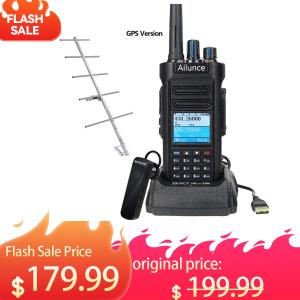 Retevis HD2 DMR Handheld Ham Radio Bluetooth GPS Dual Band Walkie Talkies