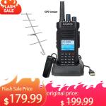 Retevis HD2 GPS Handheld Ham Radio Transceiver DMR Radio Dual Band +AY03 Antenna