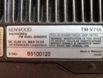 Kenwood TM-V71A FM Dual Band VHF/UHF 144/440 MHz Ham Radio Transceiver w/ Mic