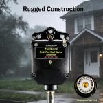 GOOZEEZOO JYR4010-150W End Fed Half Wave Antenna for Ham Radio, 150W Shortwave Radio Antenna, 4 Band 10m 15m 20m 40m Long Wire Antenna, 1:64 Balun No Tuning (Black)