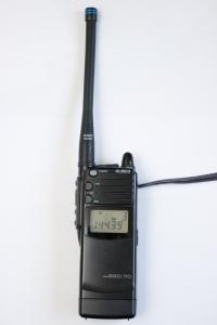 Alinco DJ-190 2m VHF FM Transceiver with Tone Unit and EDH-16 AA Battery Case