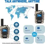 (Lifetime Free) Unlimited Range Walkie Talkies Long Range Global Rapid POC 4G Two Way Radios with Nationwide-PTT Walkie Talkies for Adults,Long Distancefor Truck Fleet,Family,Camping(2-Pack)