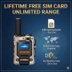 (Lifetime Free) Unlimited Range Walkie Talkies Long Range Global Rapid POC 4G Two Way Radios with Nationwide-PTT Walkie Talkies for Adults,Long Distancefor Truck Fleet,Family,Camping(2-Pack)