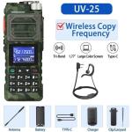 1PACK BAOFENG UV-25 WALKIE TALKIE LONG RANGE TRI-POWER TWO WAY HAM RADIO 10WATT