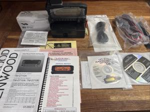 Kenwood TM-D710A Dual Band with manuals, software, microphone, extras