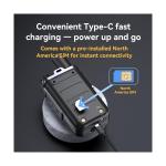 Radtel P8 PoC Radio (Push-to-Talk Over Cellular), Unlimited Range Nationwide ...