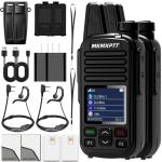 2PC-MKMXPTT Global 4G POC Distance Unlimited Walkie Talkie Remote Radio Global Police Fleet with SIM Card Bluetooth WiFi