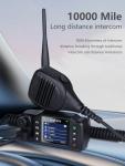 GODPTT Global Car Walkie Talkie【Free for Life】, 4G LTE PoC Two-Way Radio, Nationwide Long Range PTT, Equip SIM Cards, Active Noise Canceling, 1-Year Free Data (4-Unit C616)
