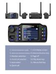 GODPTT Global Car Walkie Talkie【Free for Life】, 4G LTE PoC Two-Way Radio, Nationwide Long Range PTT, Equip SIM Cards, Active Noise Canceling, 1-Year Free Data (4-Unit C616)