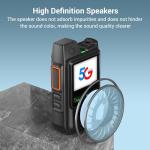 CLARIGO C 2 Pack Global Walkie Talkies with Lifetime Use SIM Card Nationwide LTE POC Two Way Radios Long Range Dual SIM Cellular Network Radio 6800mAh 3000 Miles Flashlight (V1-280)