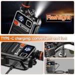 Walkie Talkies Fast Radio Unlimited Range Nationwide Long Distance 8000 Miles Handheld 4G LTE POC Two Way Radio Push to Talk Over Cellular Radio Long Range Walkie talkies (2 with SIM Card)