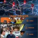 Walkie Talkies Fast Radio Unlimited Range Nationwide Long Distance 8000 Miles Handheld 4G LTE POC Two Way Radio Push to Talk Over Cellular Radio Long Range Walkie talkies (2 with SIM Card)