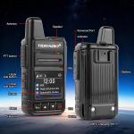 TIDRADIO TD-M15 Rapid Global Walkie Talkies 5000 Mile Long Range Poc radios, ...