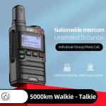 4G POC Walkie Talkies with 1 Year SIM - Long Range 5000 Miles (2 Pack)