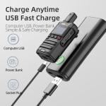 4G POC Walkie Talkies with 1 Year SIM - Long Range 5000 Miles (2 Pack)