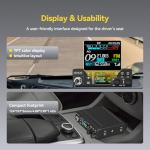 Retevis MB3B CB Radio Kit with Antenna, NRC Noise Cancellation, Long Range CB Mobile Radio, WX Channel, Brightness Color LCD, AM/FM, 12V/24V, EMG Channels 9/19 Radios for Long Haul Trucker Off-Road