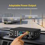 Retevis MB3B CB Radio Kit with Antenna, NRC Noise Cancellation, Long Range CB Mobile Radio, WX Channel, Brightness Color LCD, AM/FM, 12V/24V, EMG Channels 9/19 Radios for Long Haul Trucker Off-Road