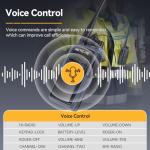 Retevis MateTalk C4 Two Way Radio Long Range,Hands Free Walkie Talkie with Shoulder Mic,Smart Voice Control,19-Hours,Noise Reduction,Type-C,Repeater Capable,GMRS 2 Way Radio for Work Jobsite (6 Pack)