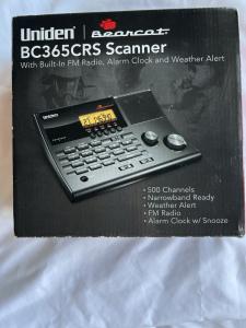 Uniden Bearcat Scanner BC365CRS 500 channel weather alert alarm FM radio READ
