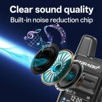 Tidradio TD-M15 Rapid Global Walkie Talkies 5000 Mile Long Range Poc 2 Radios