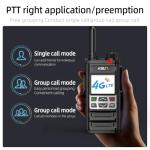 KSUN ZL35 4G Network Radio WiFi Walkie Talkie Long Range with Hotspot Bluetooth-Compatible Handheld LTE/PoC Two Way Radio for Android 8.1 Push-to-Talk Intercom Radio