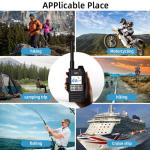 KSUN ZL35 4G Network Radio WiFi Walkie Talkie Long Range with Hotspot Bluetooth-Compatible Handheld LTE/PoC Two Way Radio for Android 8.1 Push-to-Talk Intercom Radio