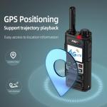 KSUN ZL35 4G Network Radio WiFi Walkie Talkie Long Range with Hotspot Bluetooth-Compatible Handheld LTE/PoC Two Way Radio for Android 8.1 Push-to-Talk Intercom Radio