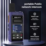 Lifetime Free Global 4G LTE PoC Walkie Talkies | Unlimited Nationwide Range PTT Radios with Dedicated SIM Card & Noise-Canceling Headset, Professional Business Communication Tool (2-Pcs)