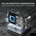 Global Lifetime Free Rapid Walkie Talkies Unlimited Range Nationwide PTT 4G LTE PoC Long Range Two Way Radios Long Distance 5000 Miles Professional for Family,Outdoor,Logistics (4 Pack with SIM)