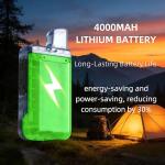 Global Lifetime Free Rapid Walkie Talkies Unlimited Range Nationwide PTT 4G LTE PoC Long Range Two Way Radios Long Distance 5000 Miles Professional for Family,Outdoor,Logistics (4 Pack with SIM)