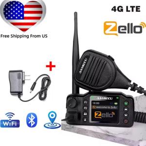 ANYSECU Zello 4G Network Radio M8900 Android 5.1 With WIFI GPS POC Mobile Radio