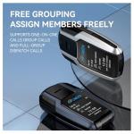 OMIZN BK Walkie Talkie Unlimited Range, 4G LTE POC Two Way Radio with AES256 Encrypted Noise Reduction Type-C Charging for Commercial, Industrial, Family, Security, Outdoor