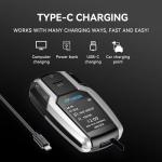 OMIZN BK Walkie Talkie Unlimited Range, 4G LTE POC Two Way Radio with AES256 Encrypted Noise Reduction Type-C Charging for Commercial, Industrial, Family, Security, Outdoor