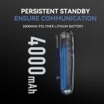 OMIZN BK Walkie Talkie Unlimited Range, 4G LTE POC Two Way Radio with AES256 Encrypted Noise Reduction Type-C Charging for Commercial, Industrial, Family, Security, Outdoor