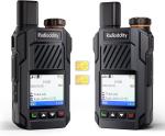 TomoLink PoC Radio 2-Pack - Unlimited Range 4G LTE Walkie Talkies for Adults