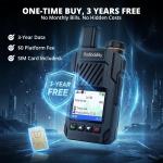 TomoLink PoC Radio 2-Pack - Unlimited Range 4G LTE Walkie Talkies for Adults
