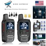 Unlimited Range Walkie Talkies - 5000 Miles POC Two Way Radio with Headset