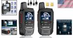 Unlimited Range Walkie Talkies - 5000 Miles POC Two Way Radio with Headset
