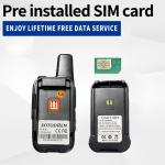Global Lifetime Free Walkie Talkies Unlimited Range 4G LTE PoC(Push-to-Talk Over