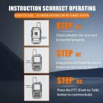 Global Lifetime Free Walkie Talkies Unlimited Range 4G LTE PoC(Push-to-Talk Over